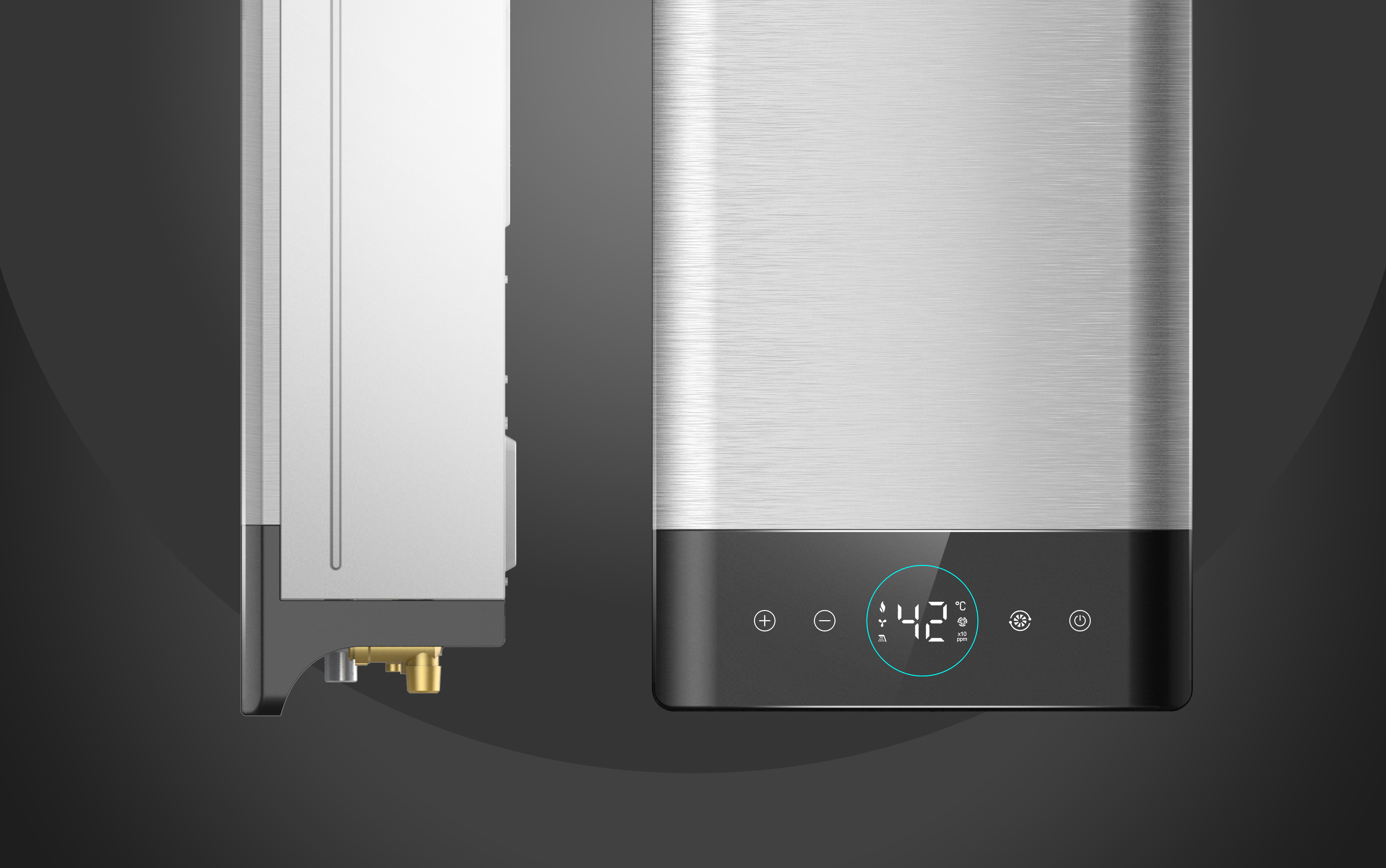 Gas water heater，Sheet metal products，industrial design，