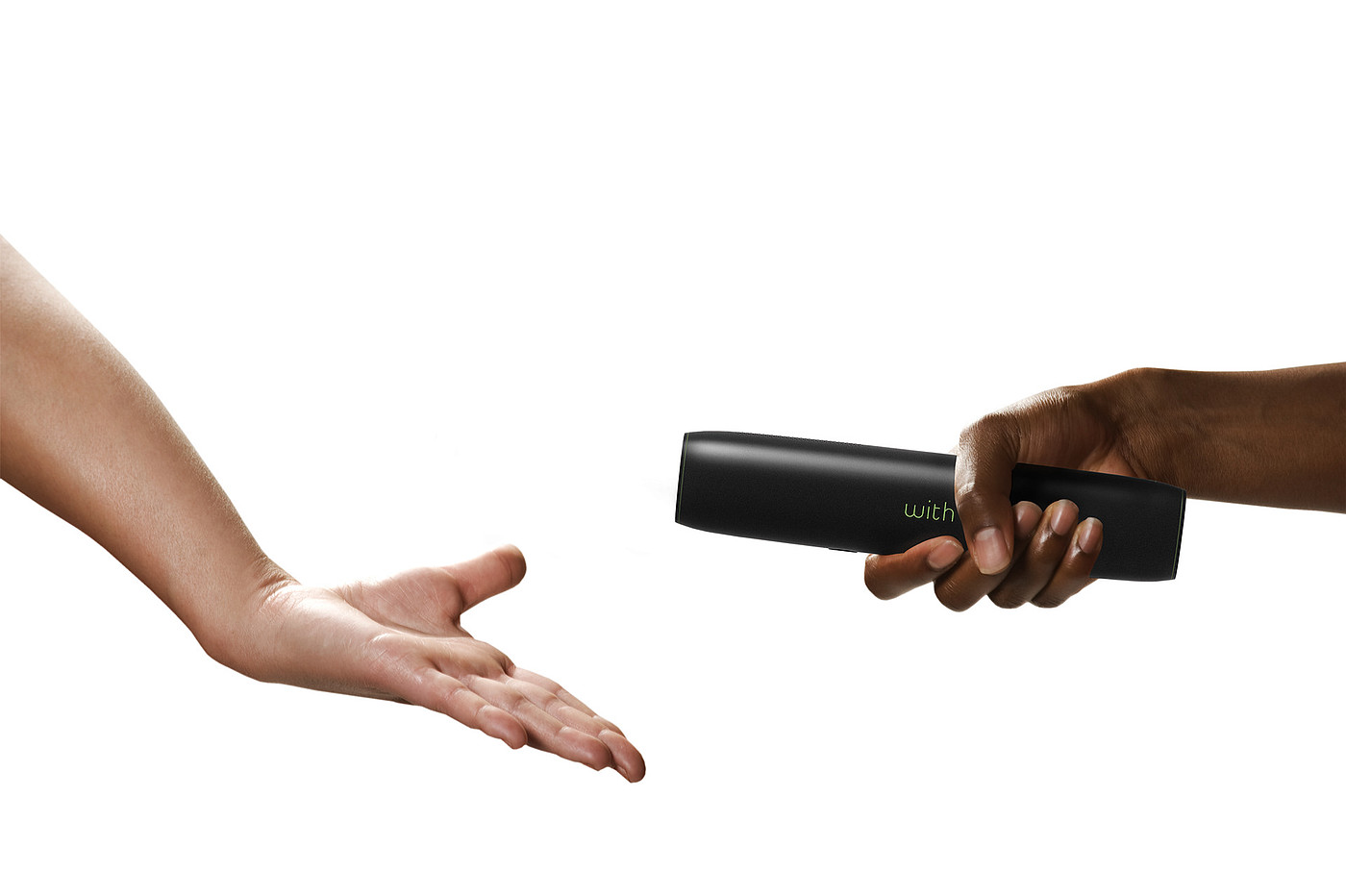with，Intelligent baton，product design，black，
