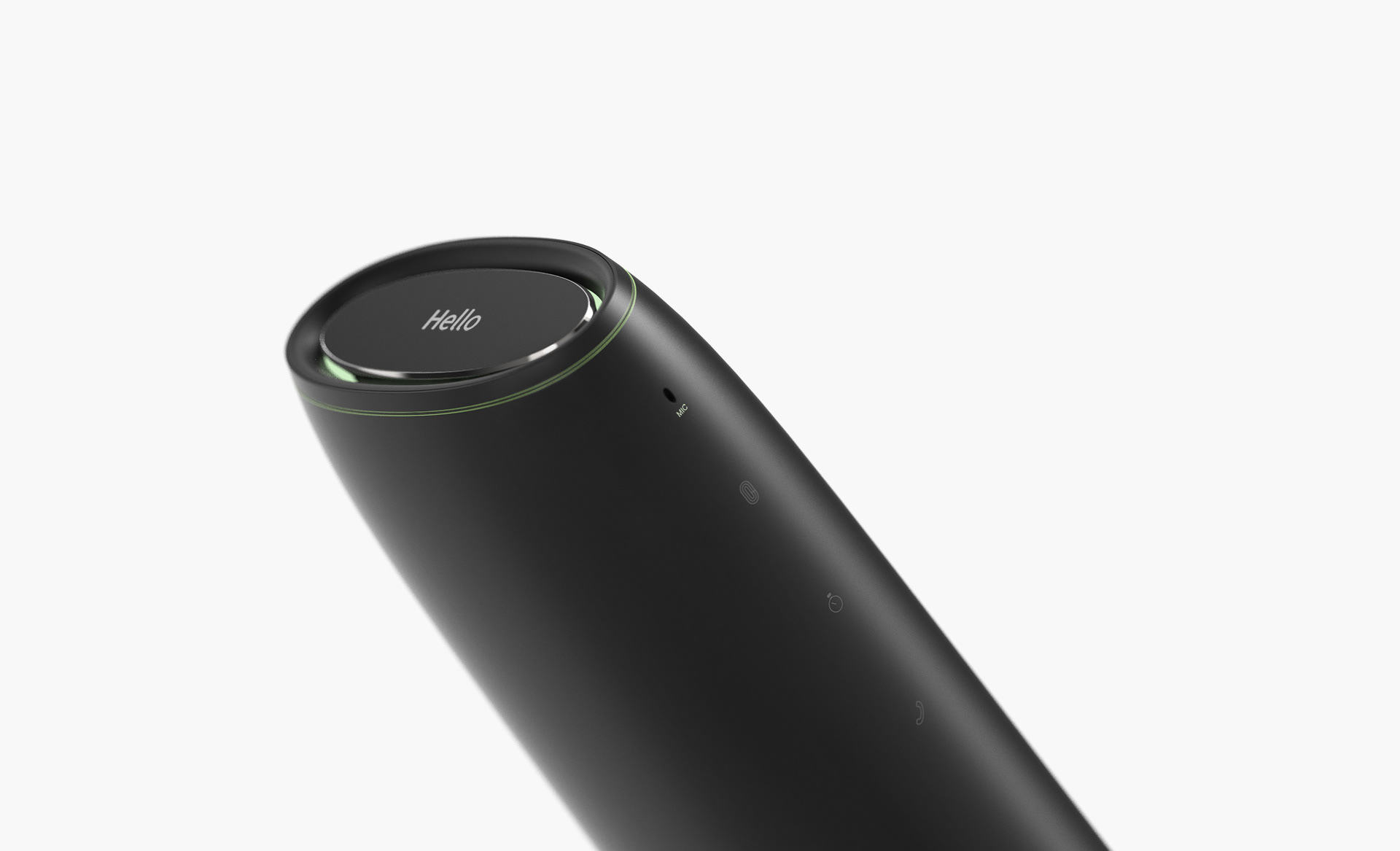 with，Intelligent baton，product design，black，