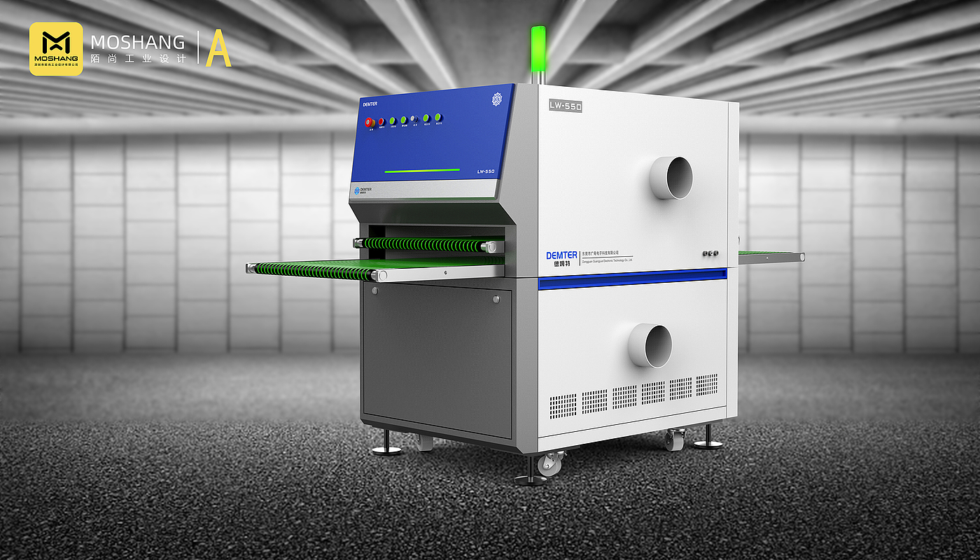 mechanical equipment，Sheet metal equipment，Electrostatic dust removal equipment，Appearance design，Sheet metal design，Mo Shang Industrial Design，