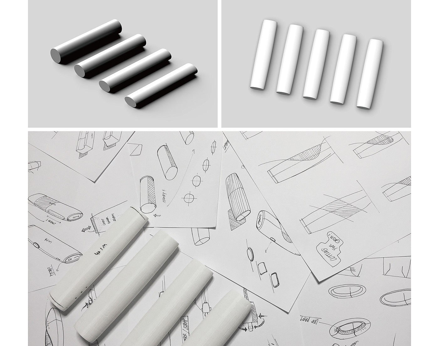 with，Intelligent baton，product design，black，
