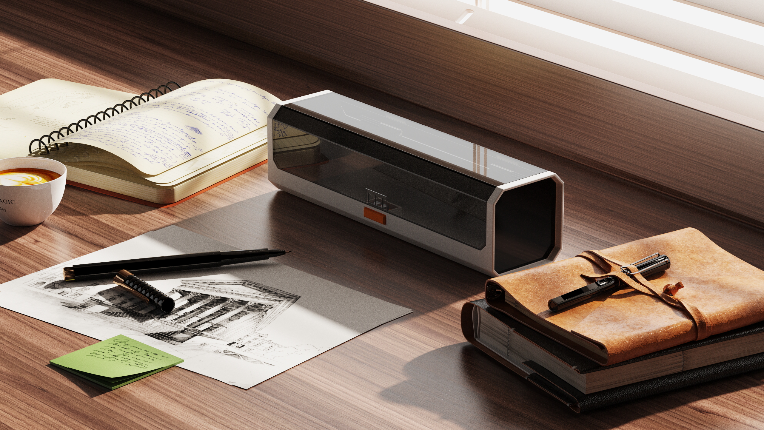 Stationery，to work in an office，Receive，Table setting，