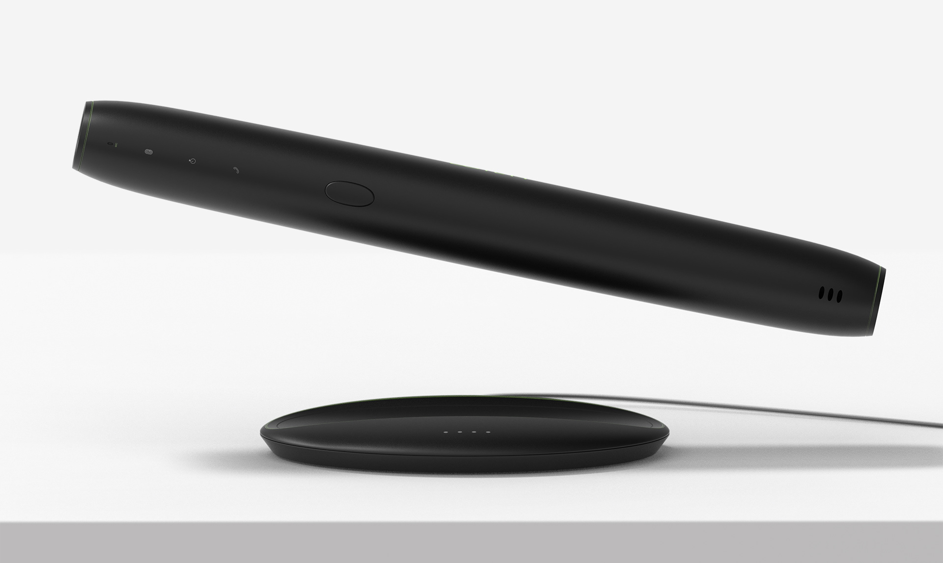 with，Intelligent baton，product design，black，