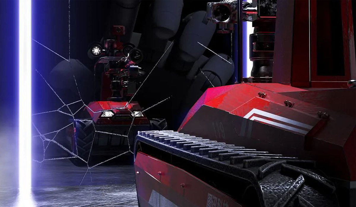 Fire Fighting Reconnaissance Robot，Fire robot design，Design of fire extinguishing robot，Industrial Robot Design，Robot appearance design，