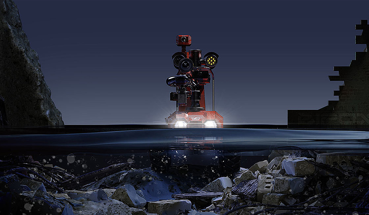 Fire Fighting Reconnaissance Robot，Fire robot design，Design of fire extinguishing robot，Industrial Robot Design，Robot appearance design，