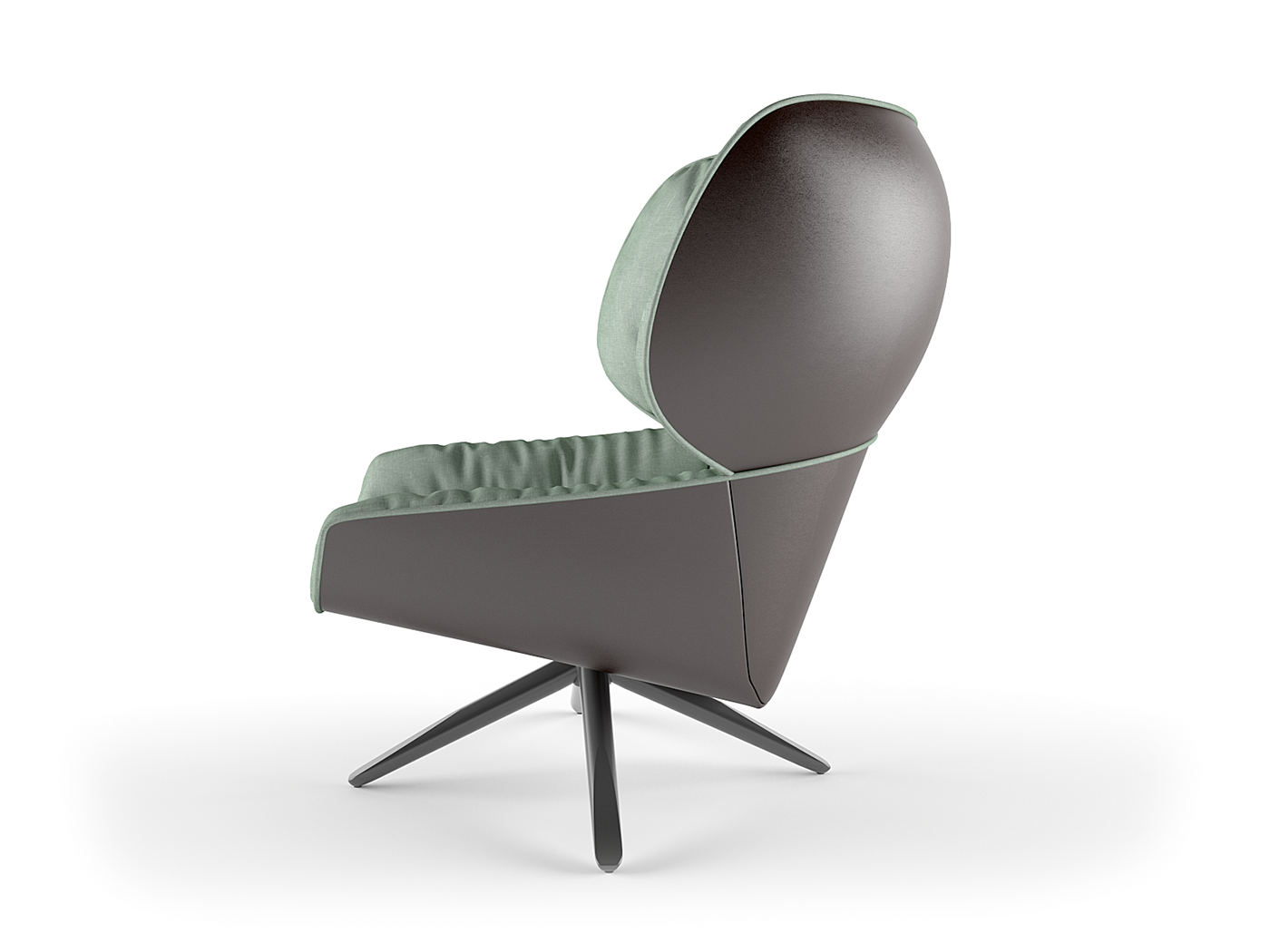 Armchair，grey，TABANO，