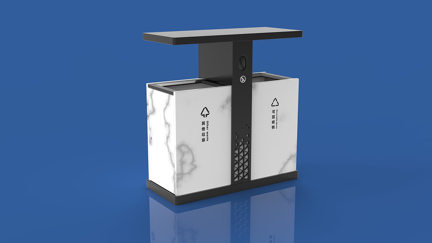 trash can，