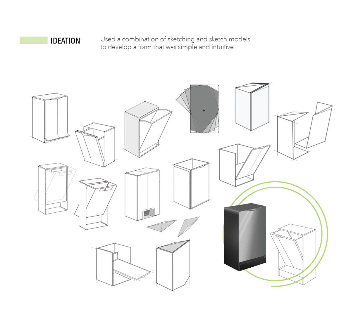 Bin，Cuboid，trash can，