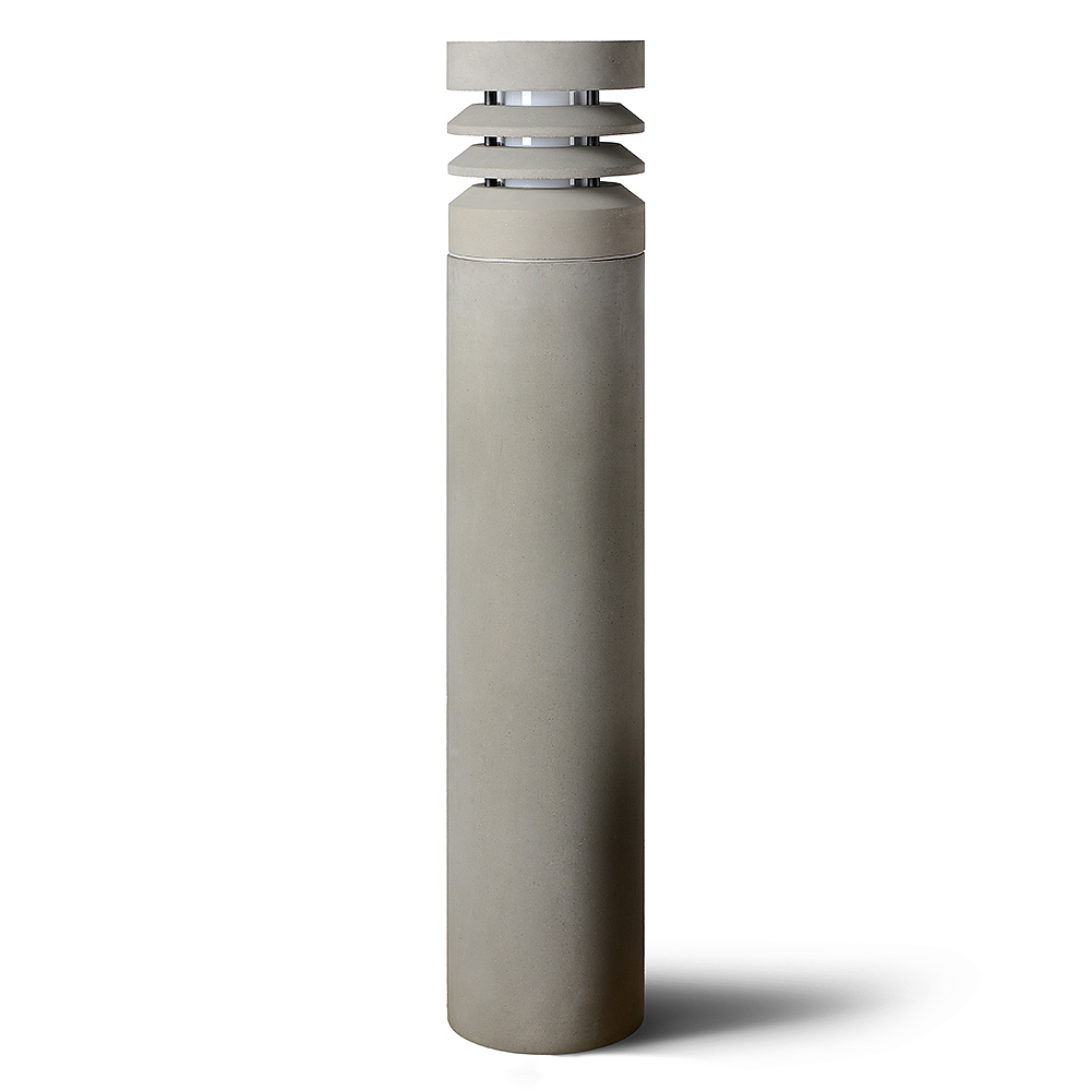 Cement lamp，Courtyard lamp，Outdoor garden lights，garden lighting design，Concrete light fixture，Cement column lamp，Maggie Lighting，