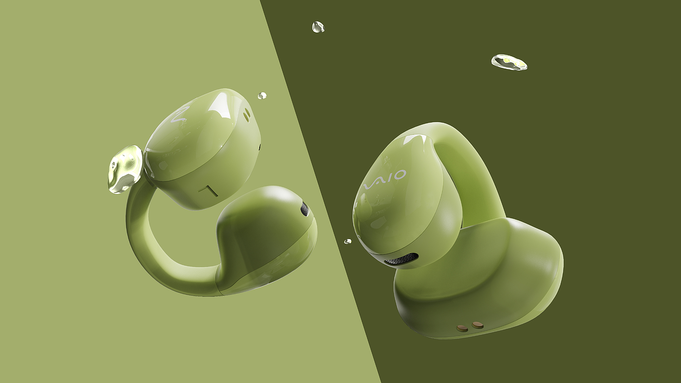 ows，clip-on earphones，Open Bluetooth Headset，Bluetooth headset，Air conduction，Original design，
