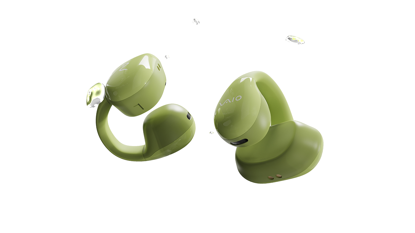 ows，clip-on earphones，Open Bluetooth Headset，Bluetooth headset，Air conduction，Original design，