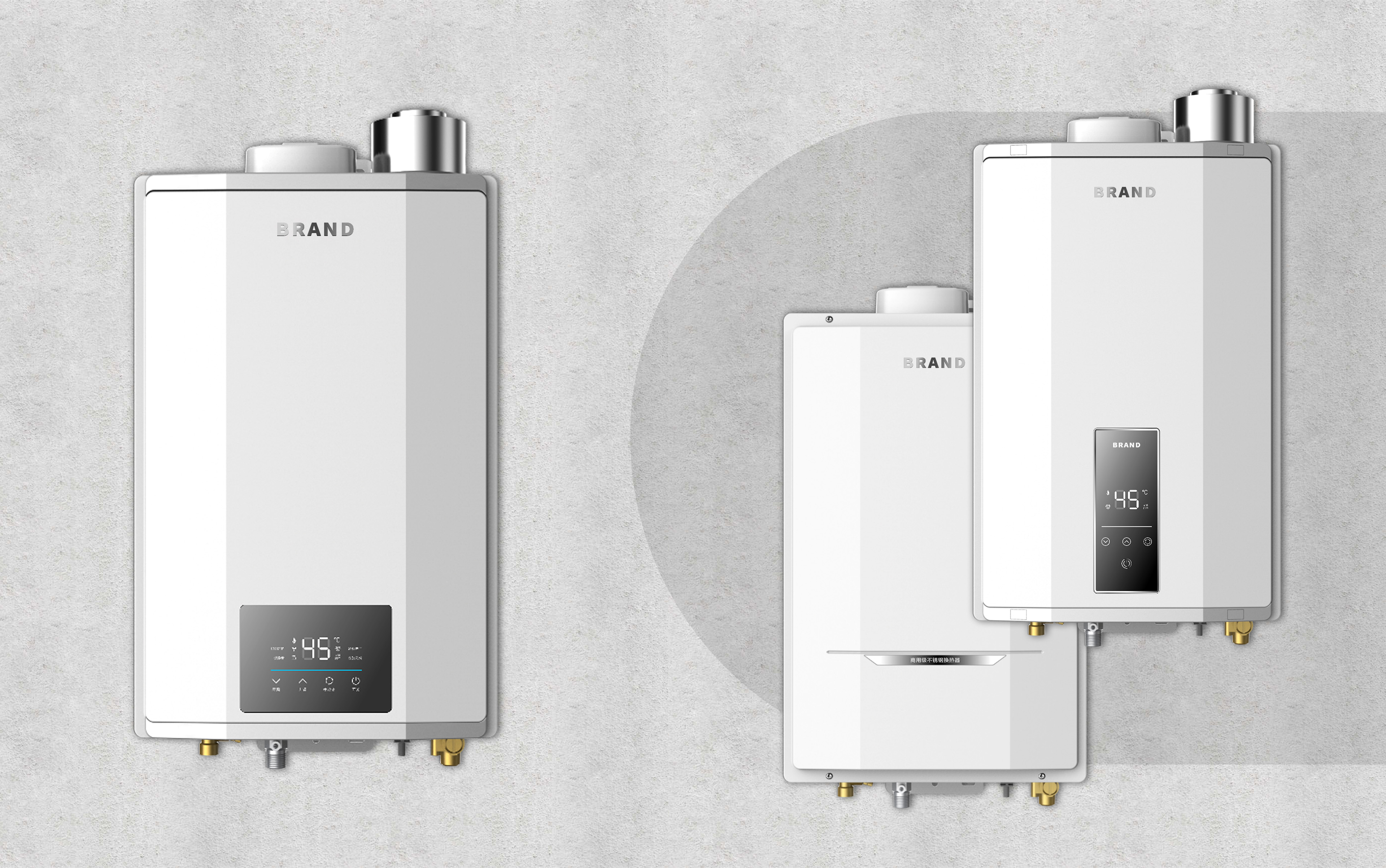 Gas Water Heater Design，Sheet metal products，industrial design，