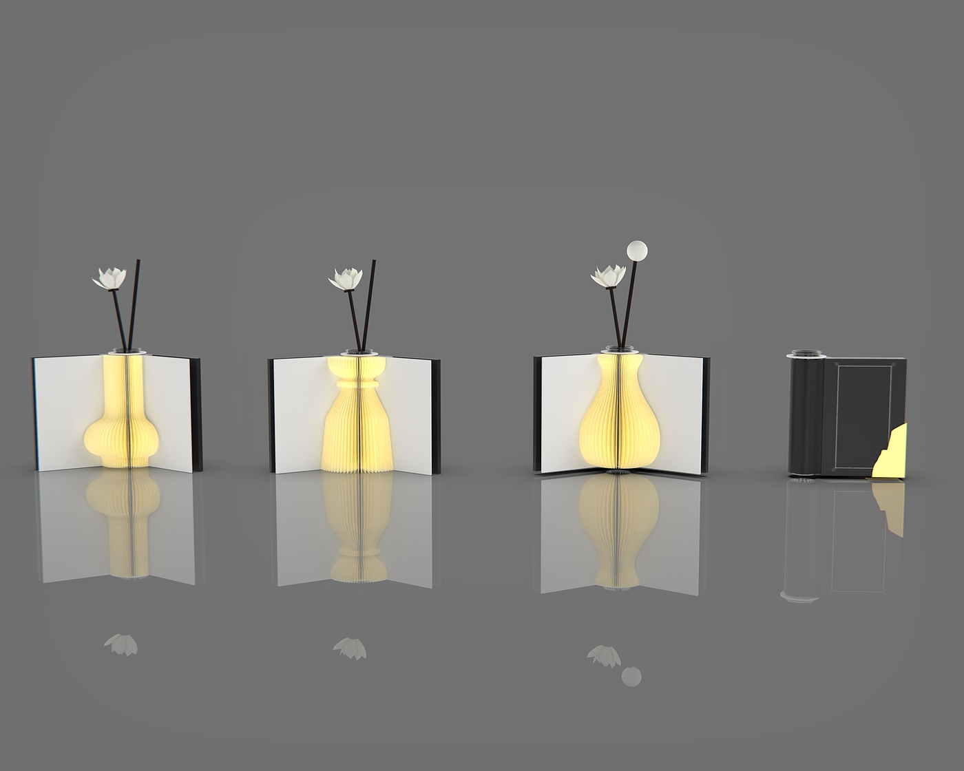 Page incense lamp，