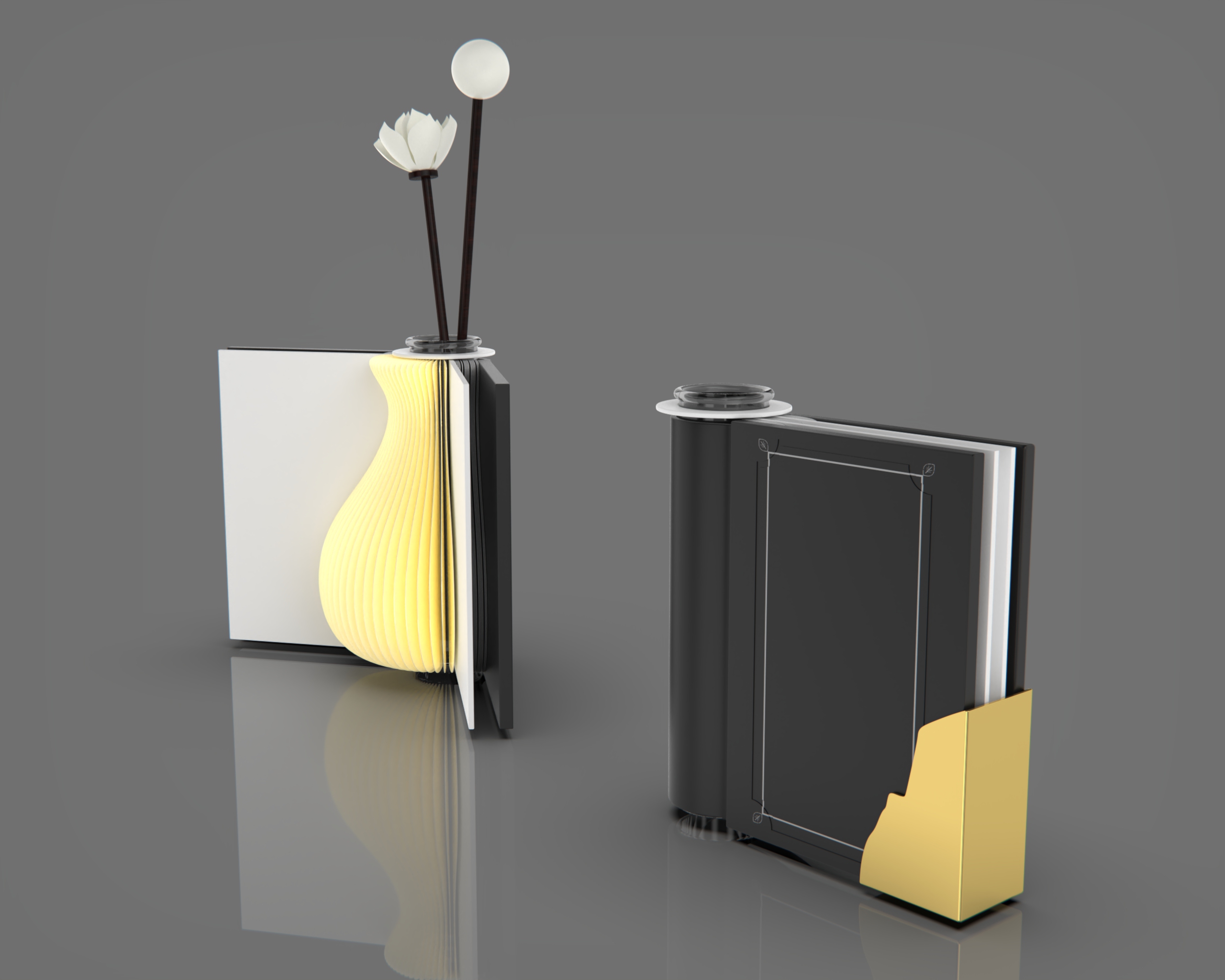 Page incense lamp，