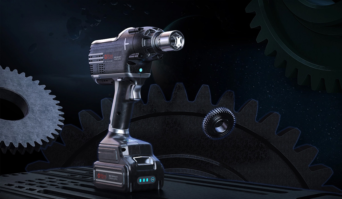 Electric wrench design，Electric wrench，Wrench Design，Industrial product design，industrial design，product design，