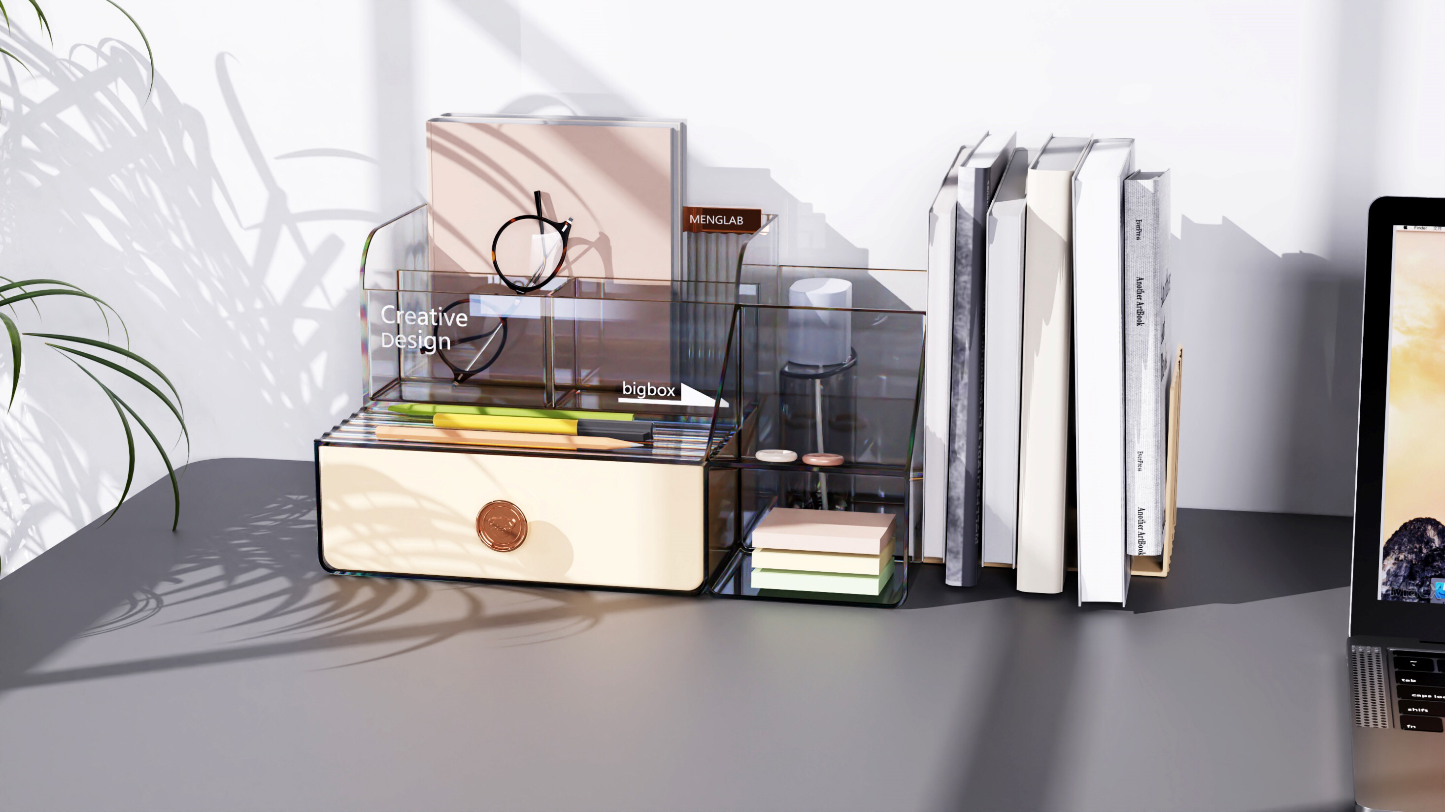 Receive，Seven-pack storage box，Desktop storage box，Stationery storage box，