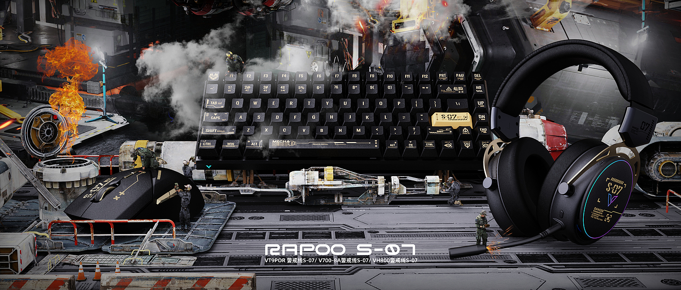 rhino，keyshot，product design，industrial design，keyboard，mouse，headset，Render，