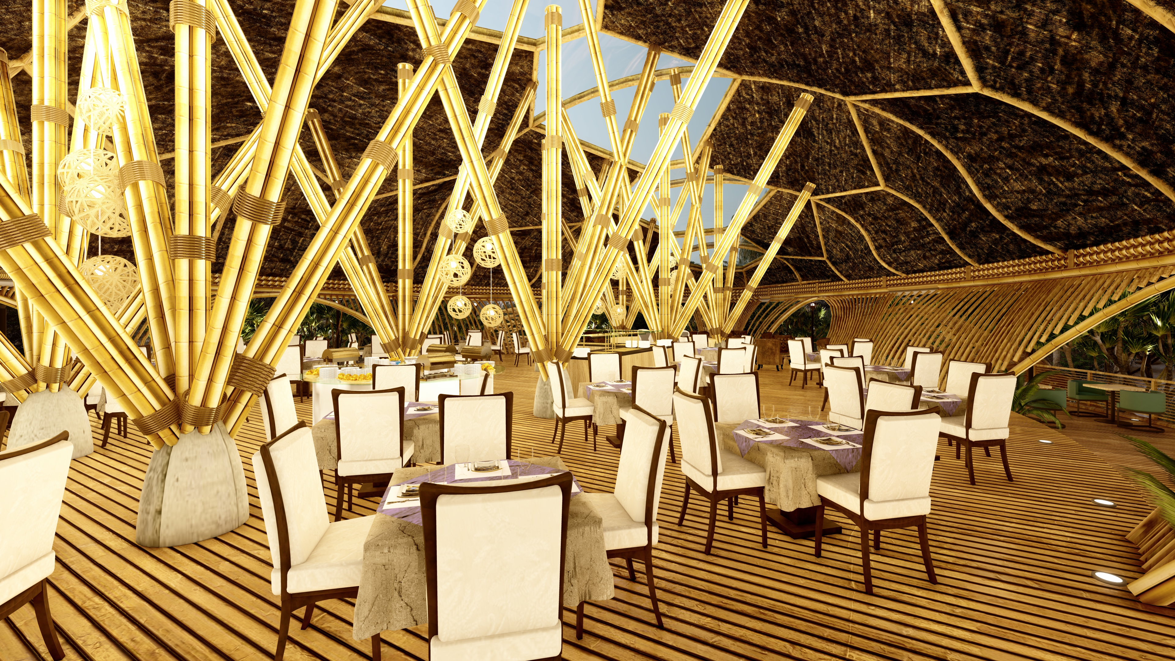 Architecture，visualization，Bamboo，Bamboo Architecture，lumion，