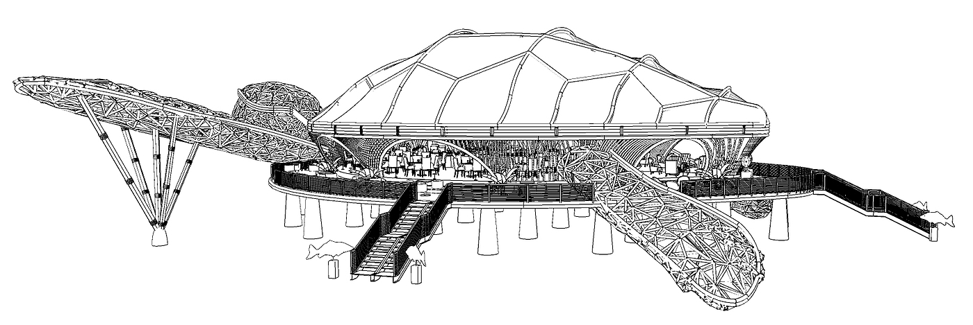 Architecture，visualization，Bamboo，Bamboo Architecture，lumion，