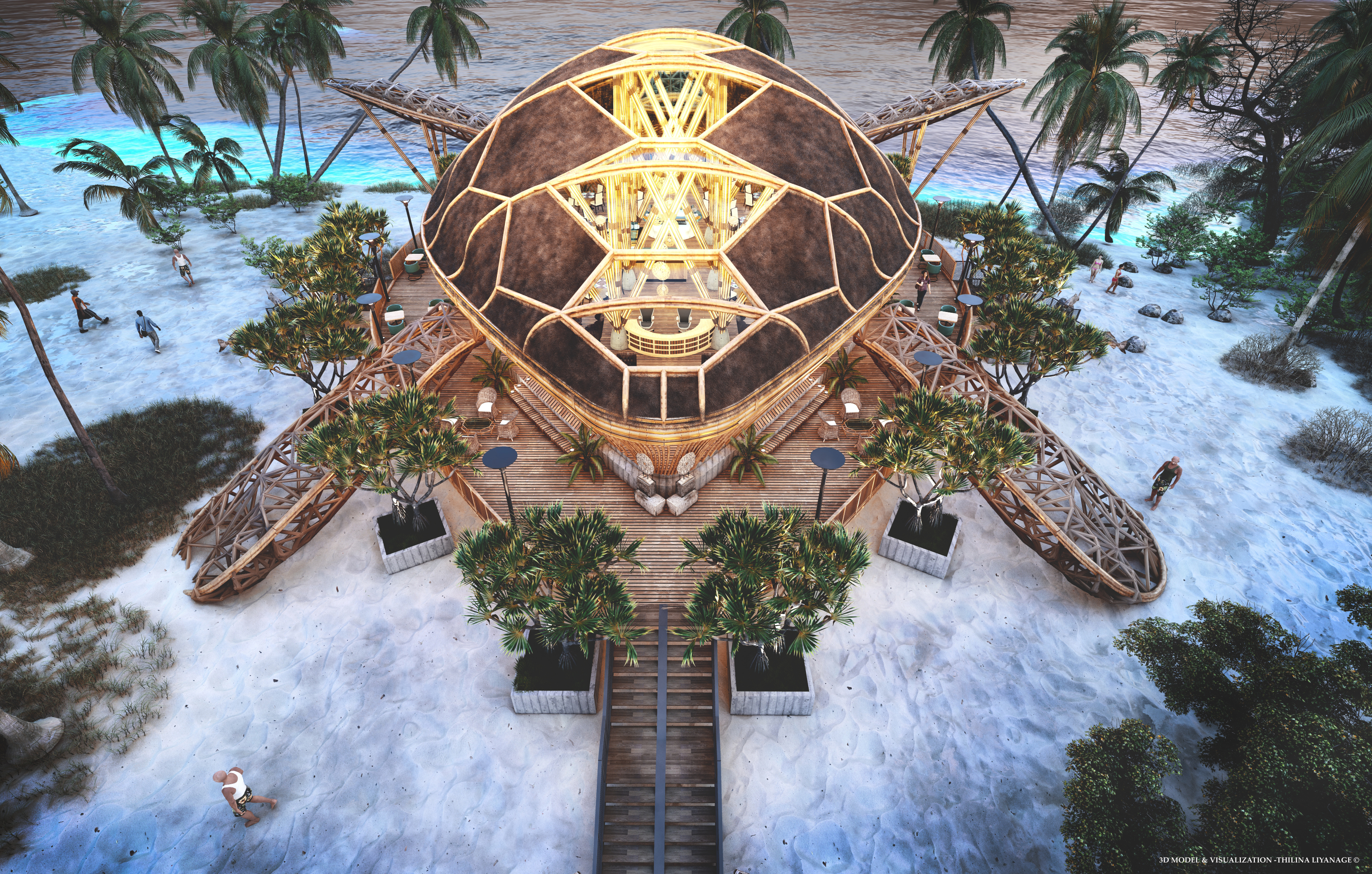 Architecture，visualization，Bamboo，Bamboo Architecture，lumion，