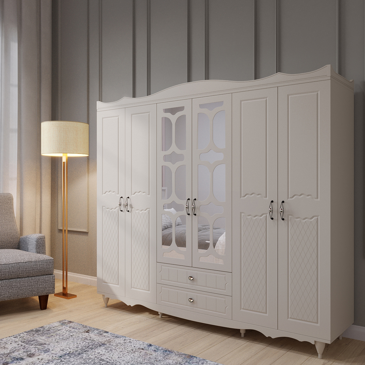 wardrobe，Model，furniture，product design，Home Furnishing，industrial design，cgi，