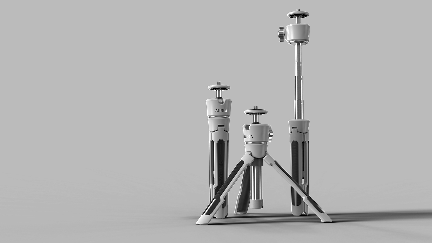 tripod，Mobile phone tripod，SLR Tripod，Mecha wind，Science fiction style，