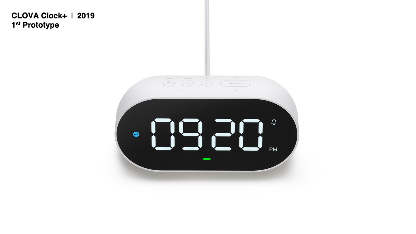 Clova，Clock，speaker，Digital，