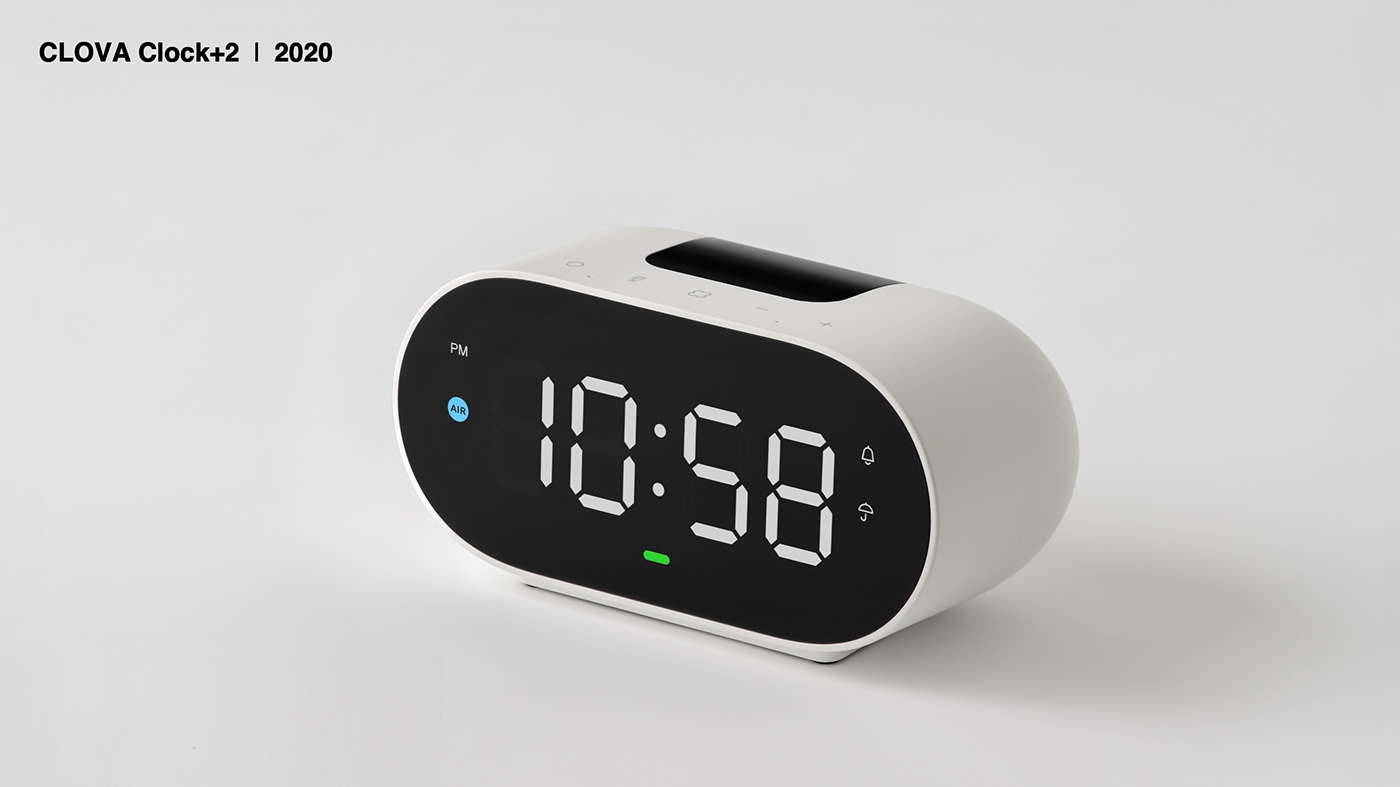 Clova，Clock，speaker，Digital，