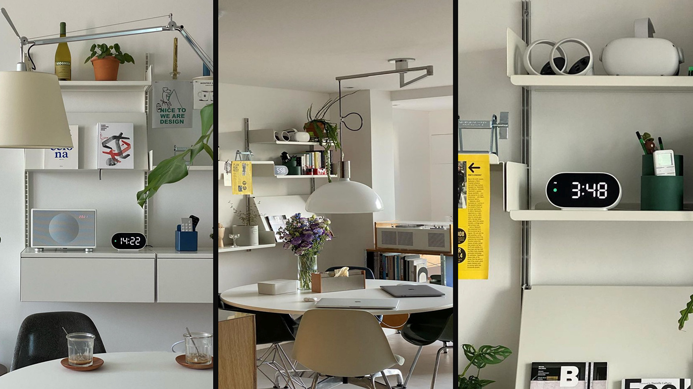 Clova，Clock，speaker，Digital，