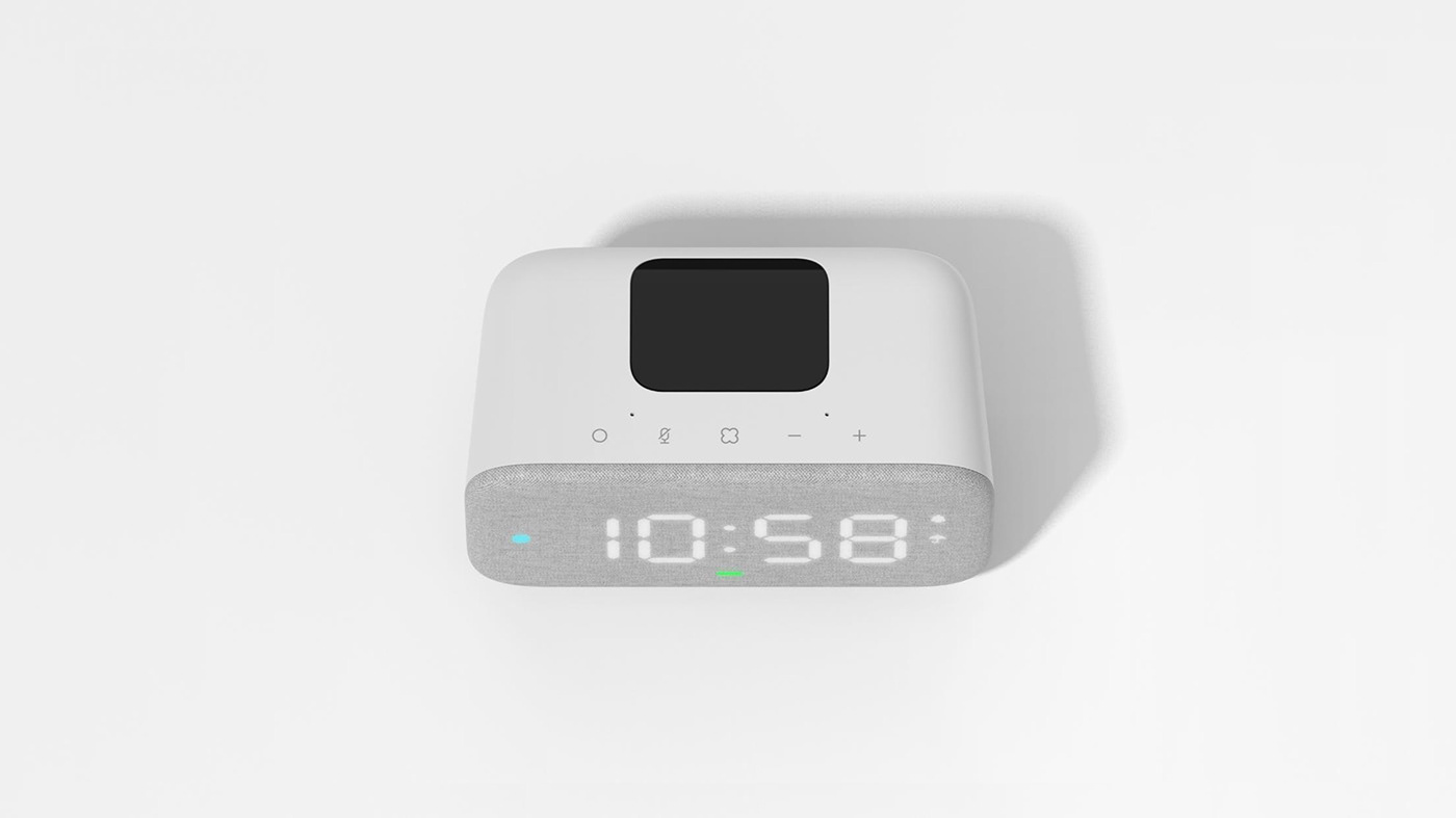 Clova，Clock，speaker，Digital，