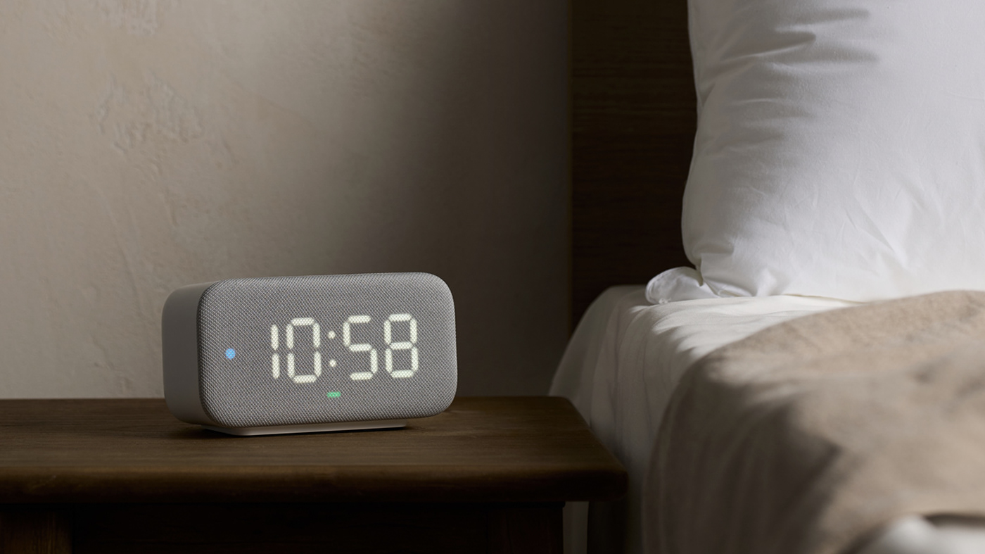 Clova，Clock，speaker，Digital，