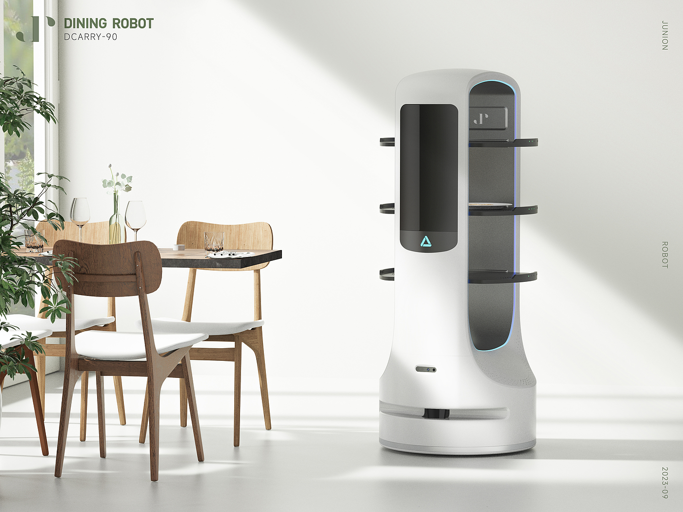 robot，artificial intelligence，Sense of science and technology，Restaurant，Service Products，