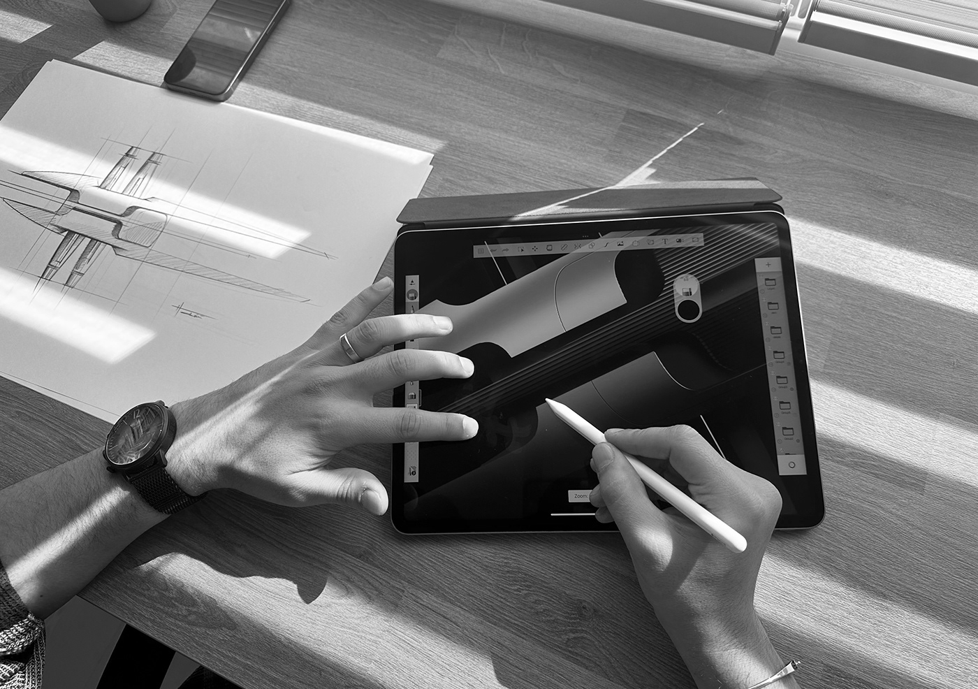 Soaring Forms，Aerocraft，originality，Digital art，