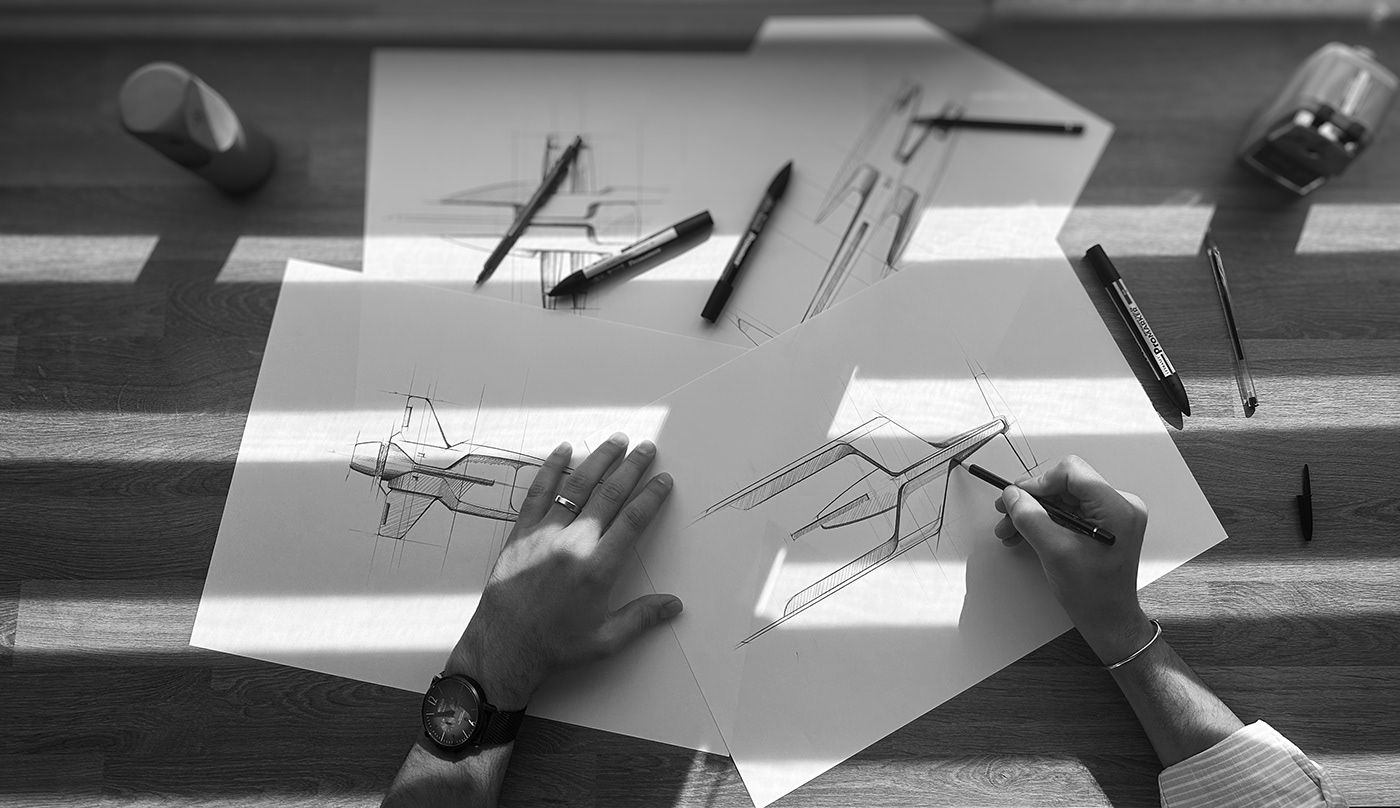 Soaring Forms，Aerocraft，originality，Digital art，