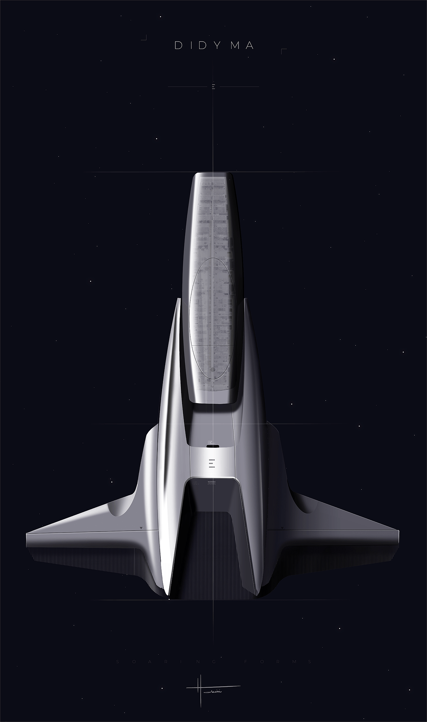 Soaring Forms，Aerocraft，originality，Digital art，