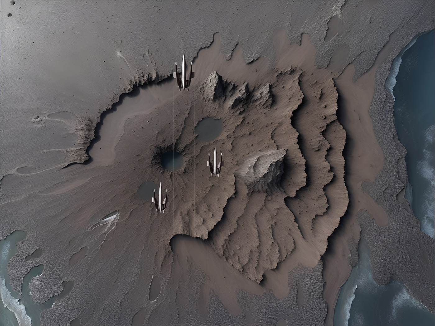 Soaring Forms，Aerocraft，originality，Digital art，