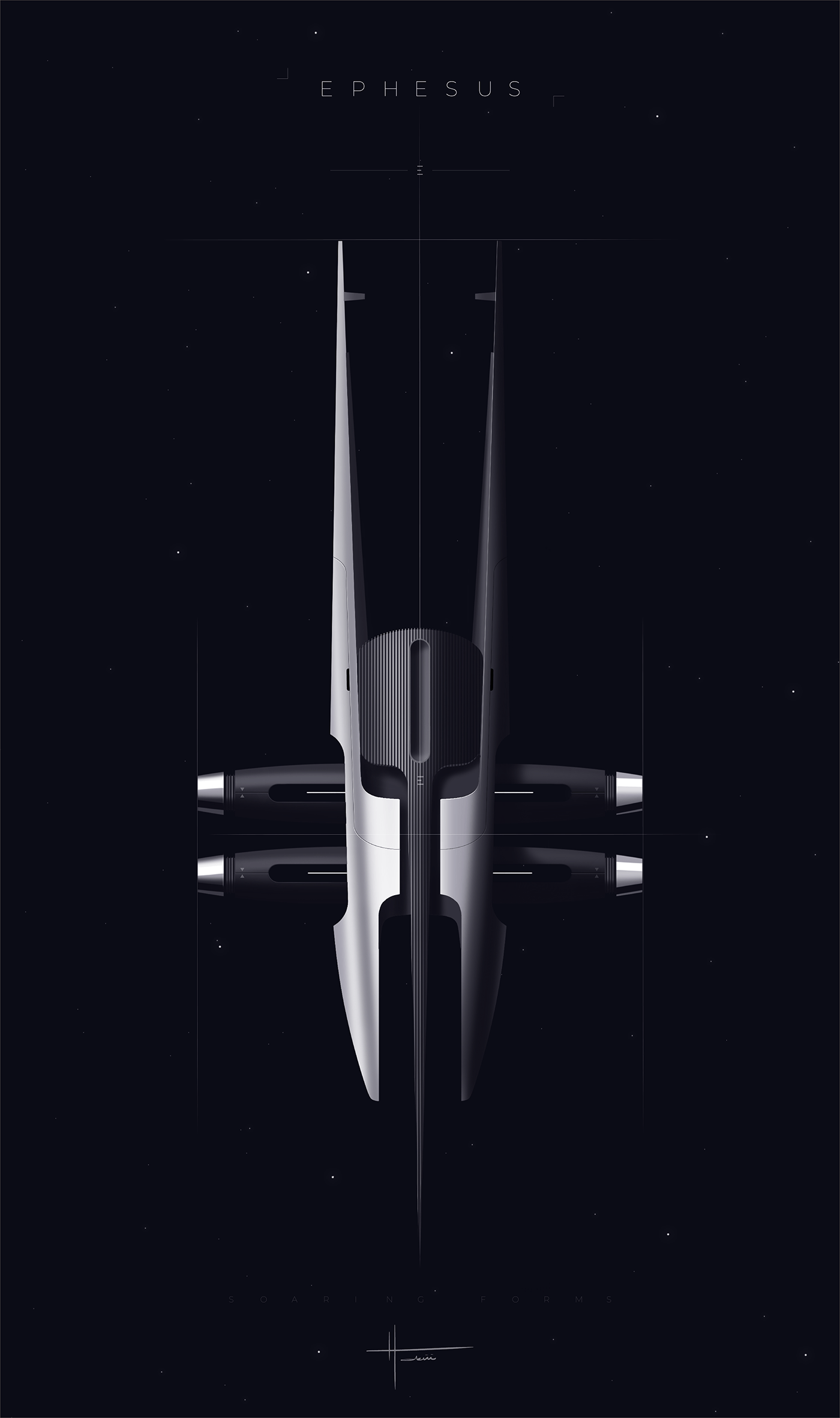 Soaring Forms，Aerocraft，originality，Digital art，