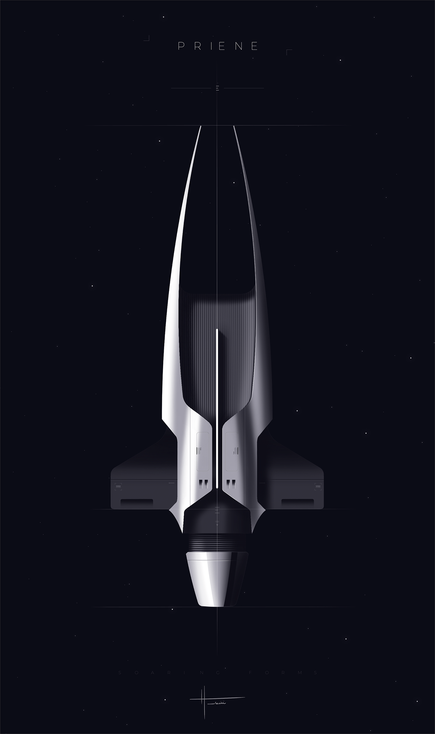 Soaring Forms，Aerocraft，originality，Digital art，