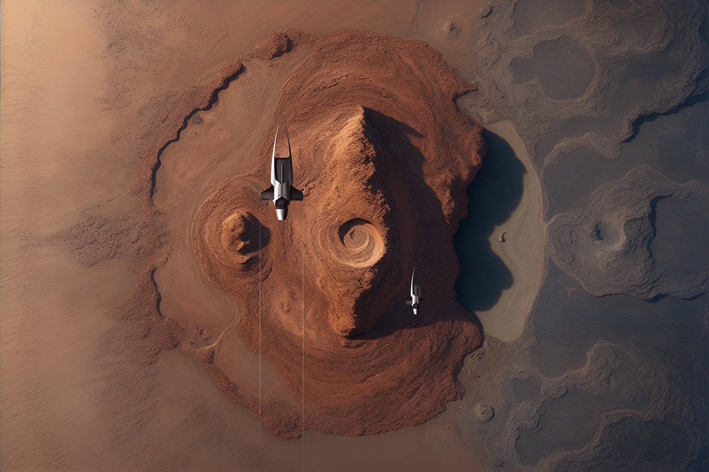 Soaring Forms，Aerocraft，originality，Digital art，