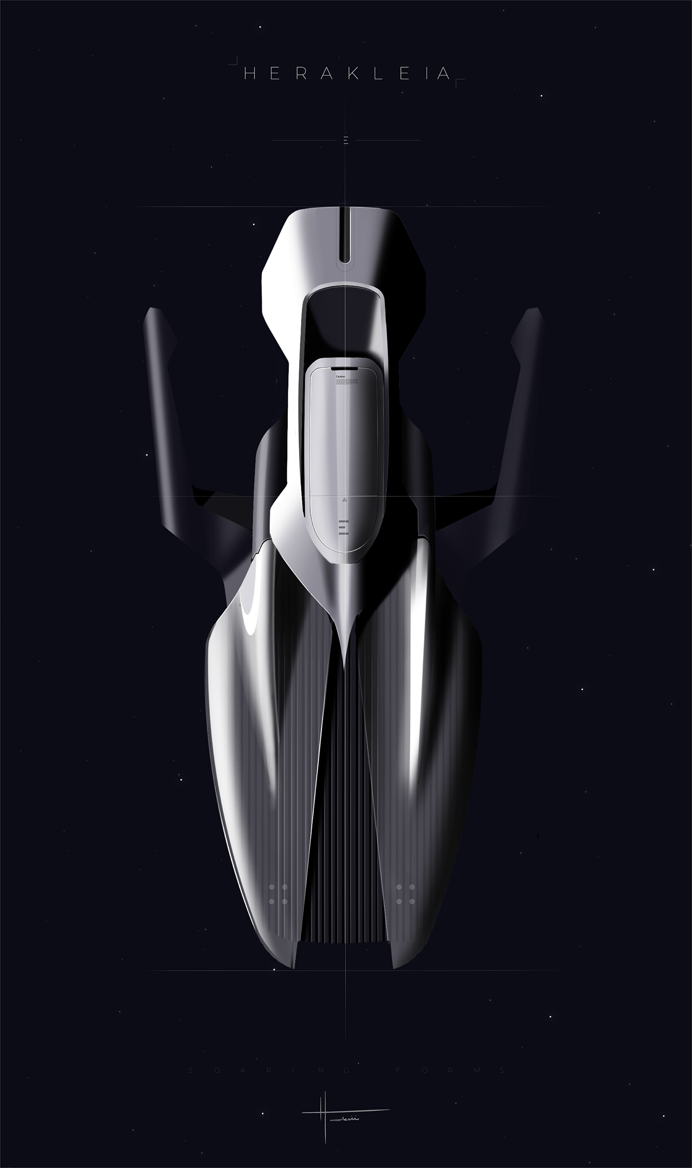 Soaring Forms，Aerocraft，originality，Digital art，