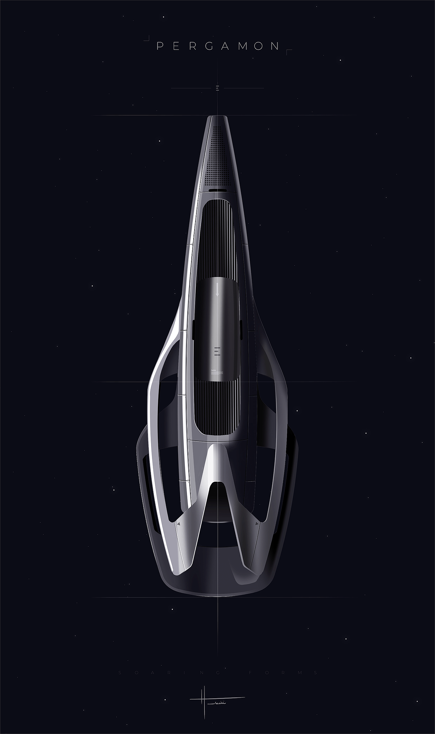 Soaring Forms，Aerocraft，originality，Digital art，