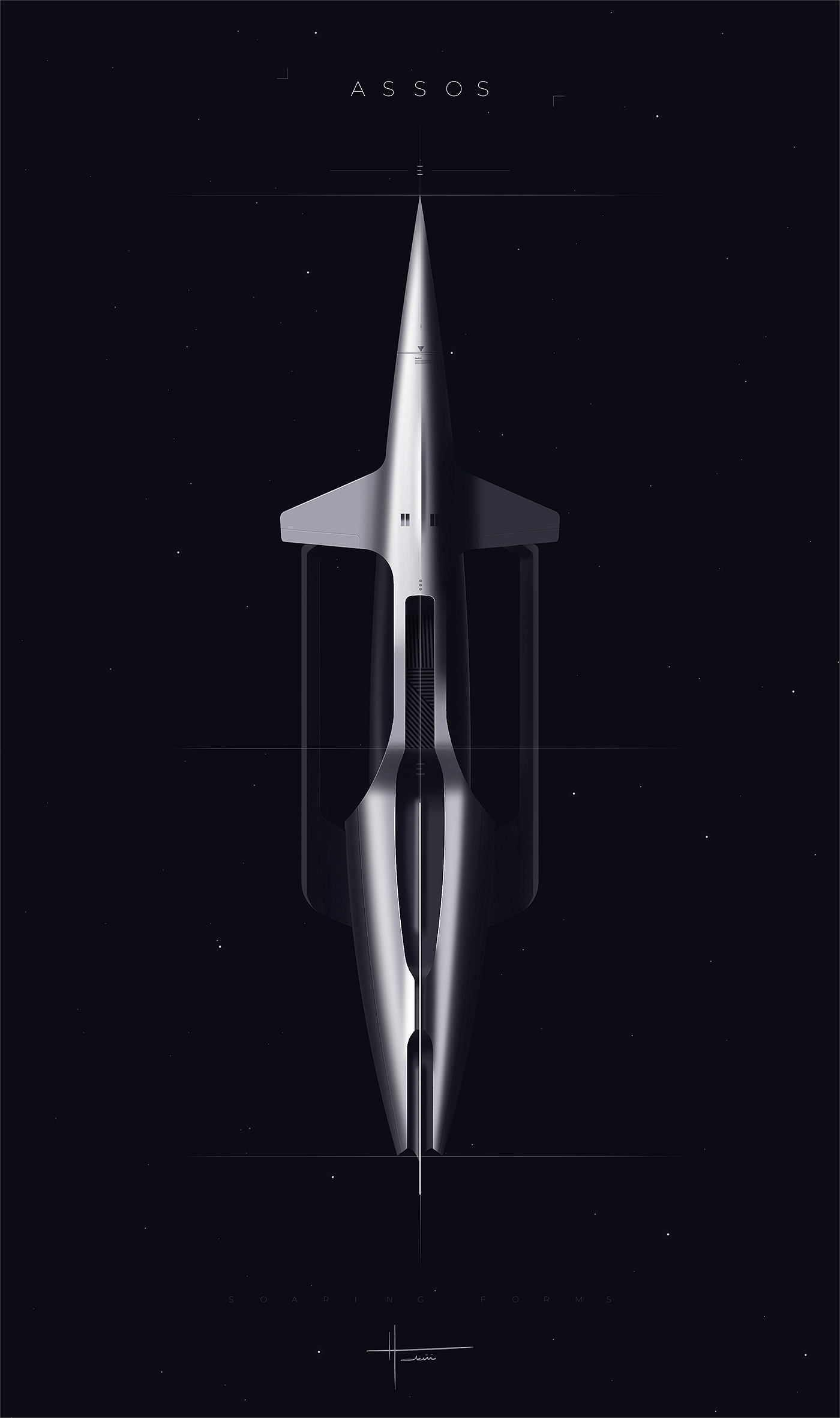 Soaring Forms，Aerocraft，originality，Digital art，