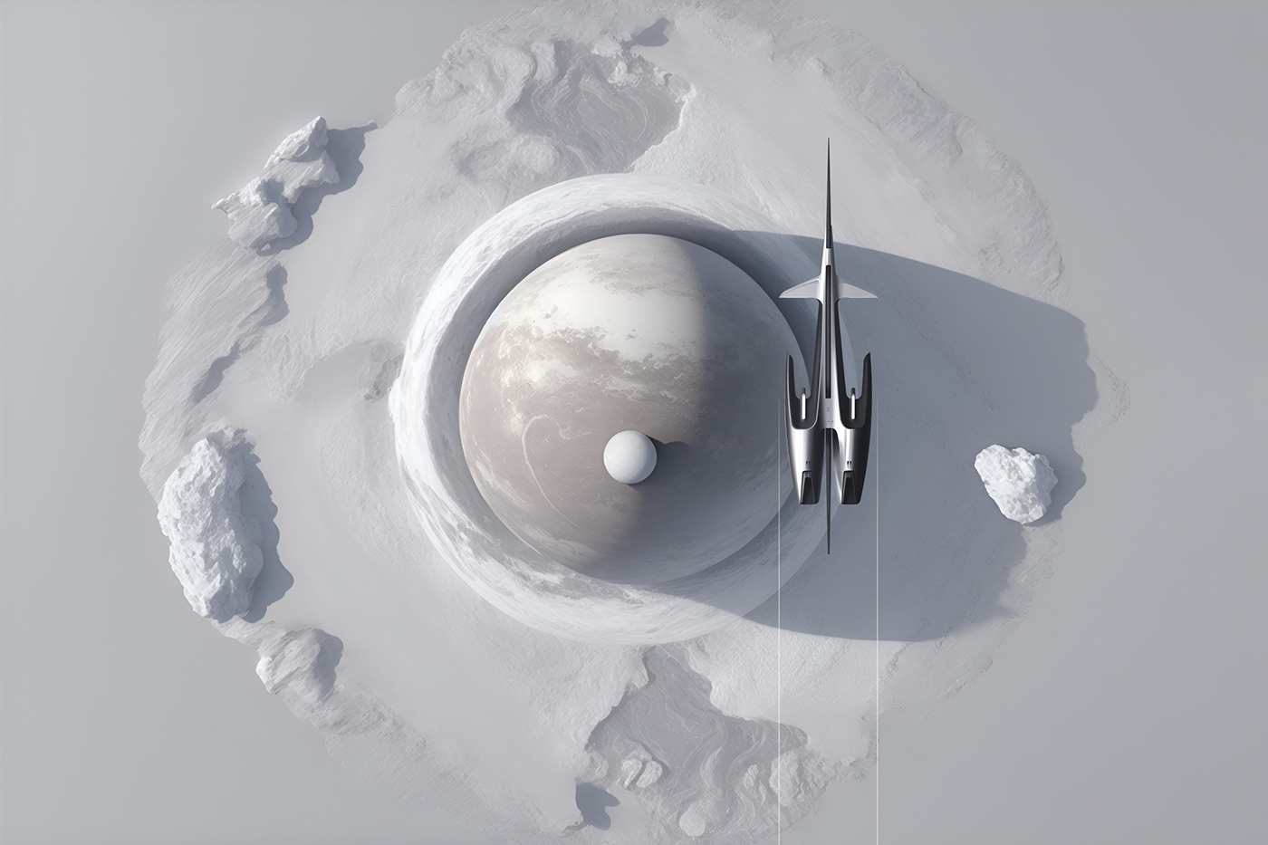 Soaring Forms，Aerocraft，originality，Digital art，