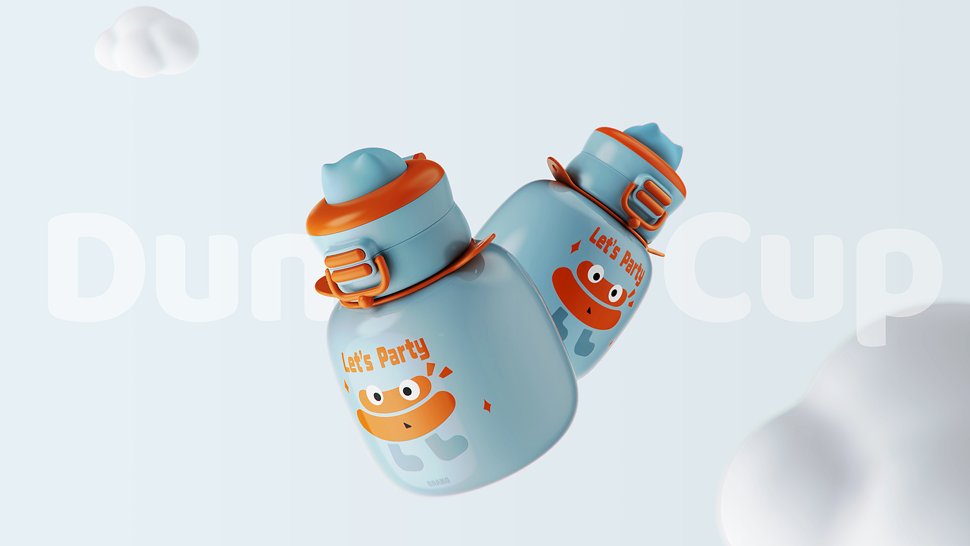 vacuum cup，Children's thermos cup，Appearance design，Multifunctional thermos cup，