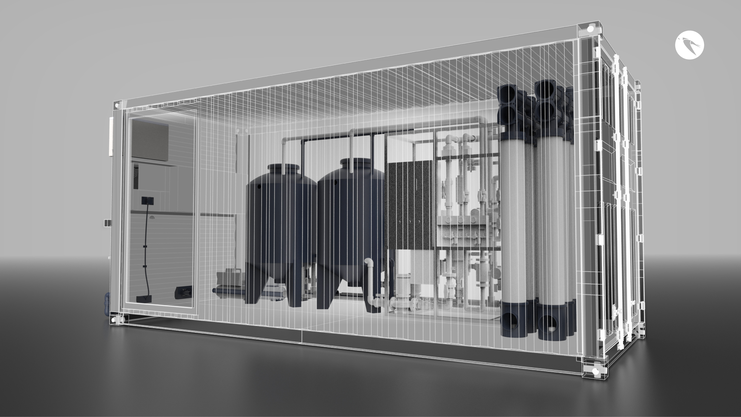 South wind industrial design water purification equipment，