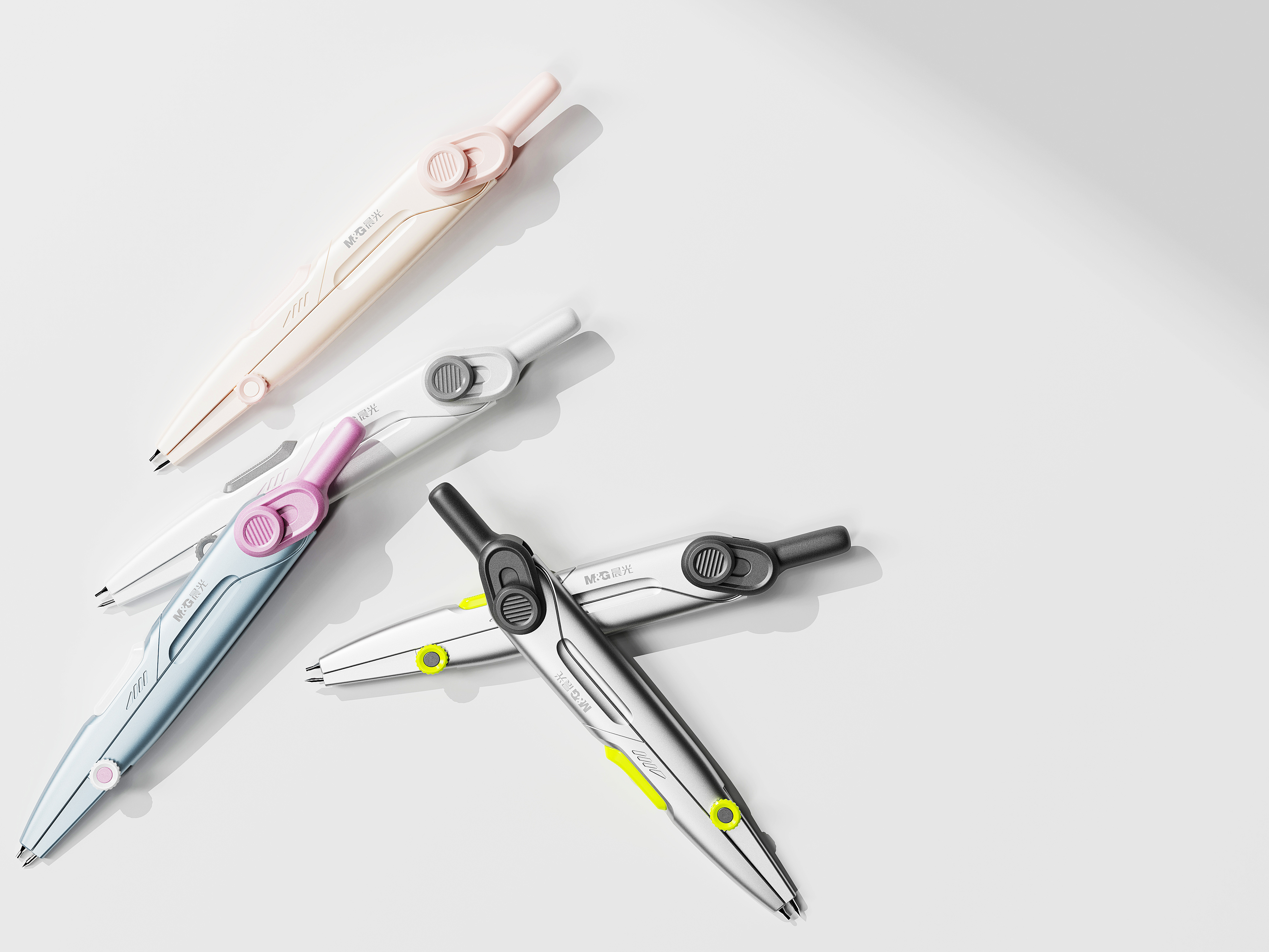 compasses，pen，Stationery，Office Supplies，Locking distance，Automatic lead，Morning light，education，