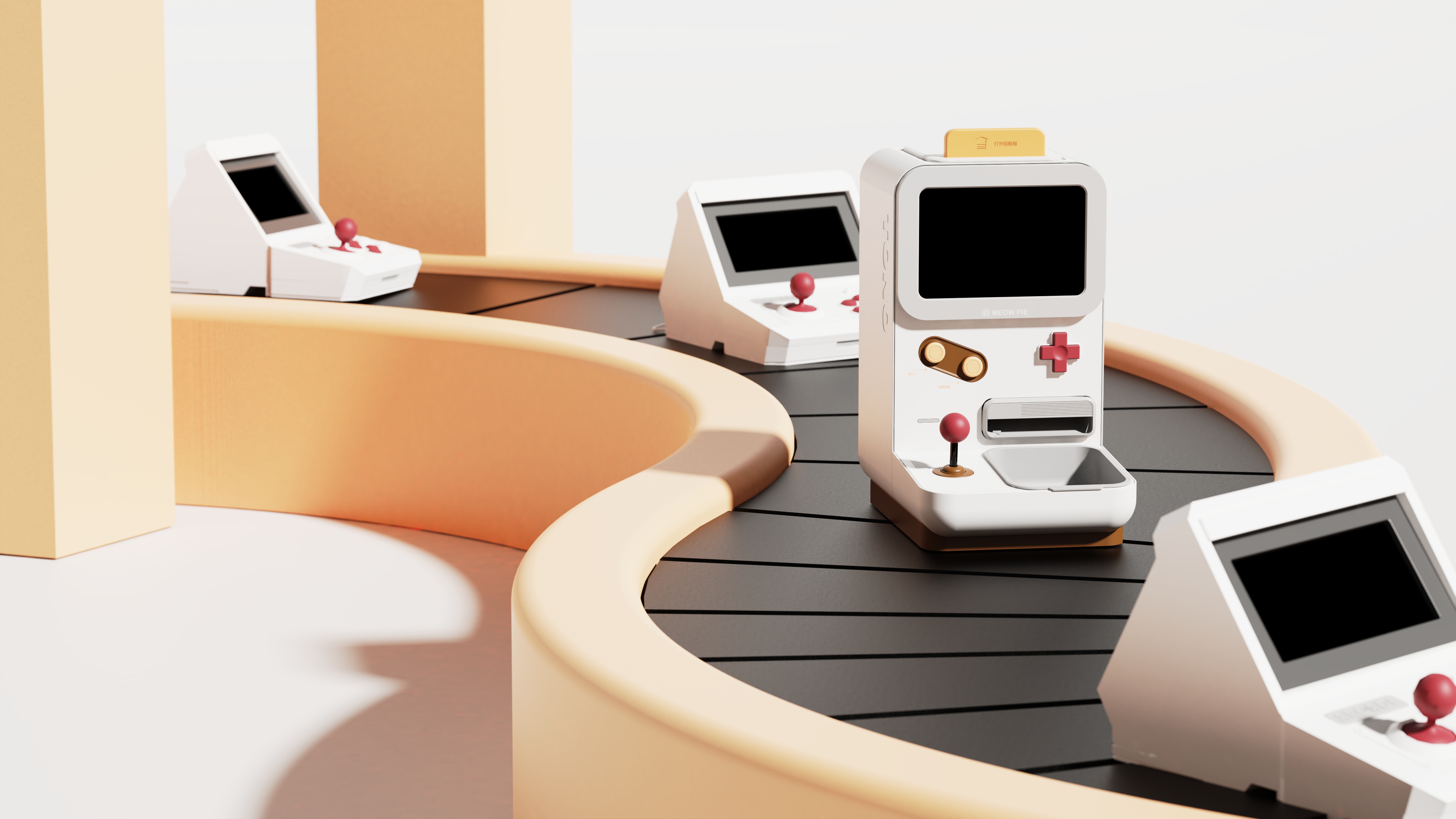 product design，industrial design，Keyshot rendering，Feeder，sample reels，Pets，cat，