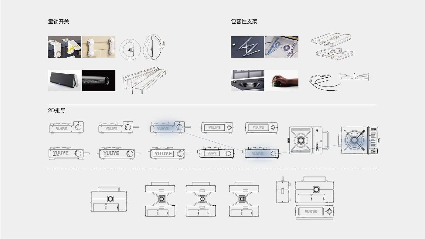 卡式炉，户外，露营，keyshot，作品集，渲染，