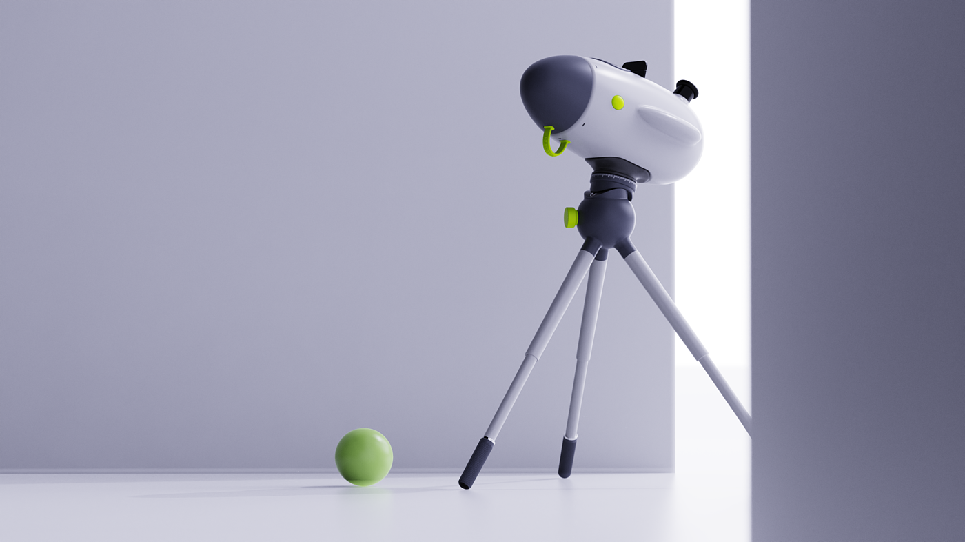 product design，children，telescope，intelligent telescope，keyshot，Render，modeling，sample reels，