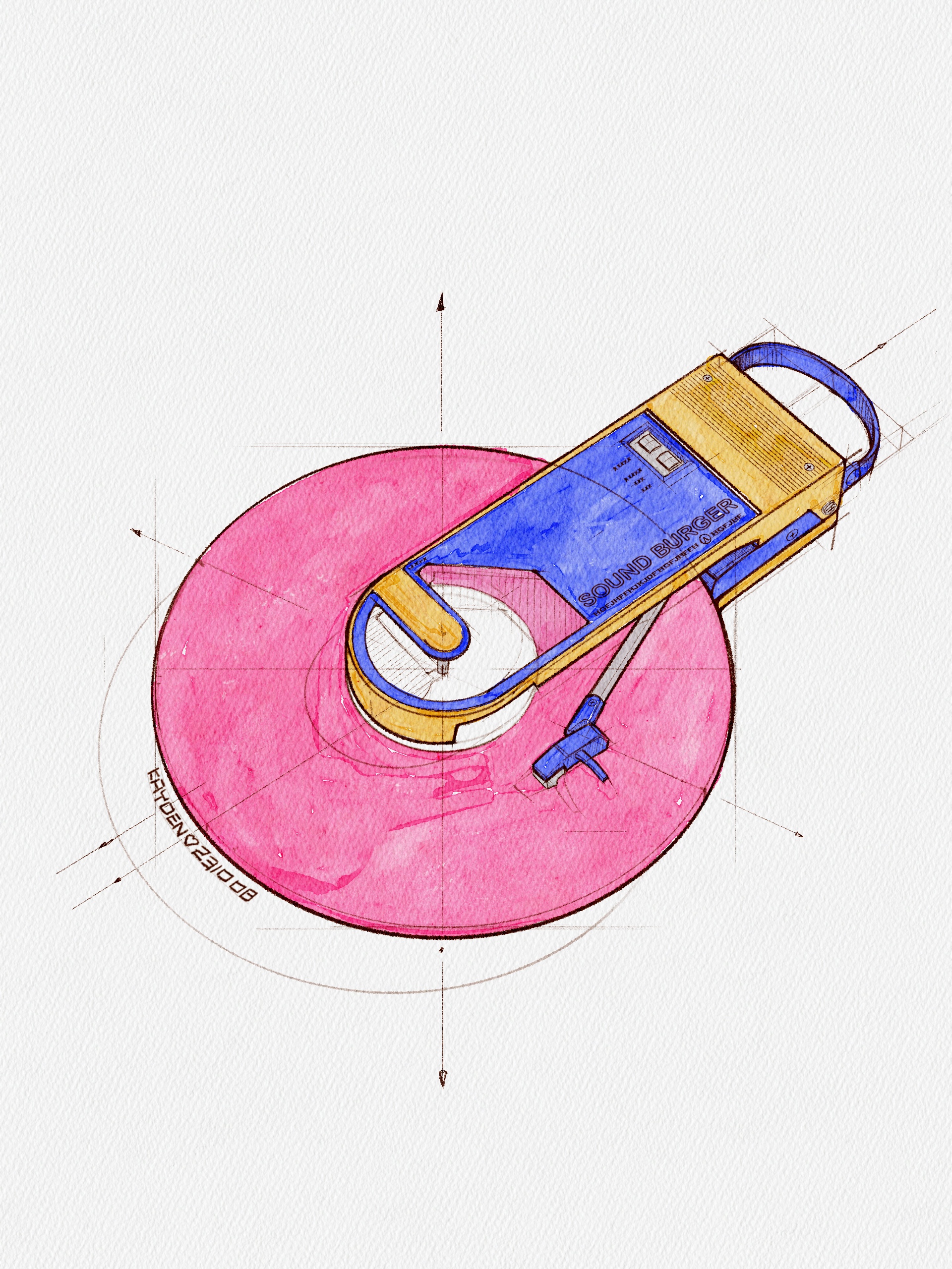 industrial design，Ubee ，Procreate，record，